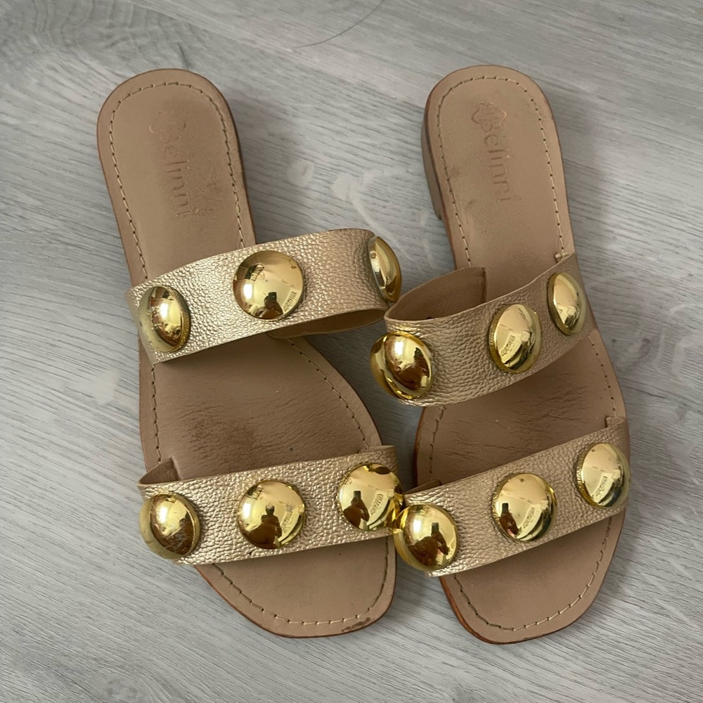 Sandals With Gold Detailing